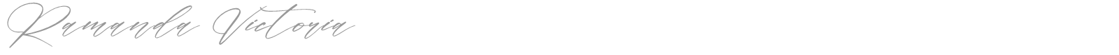 Ramanda Victoria font preview